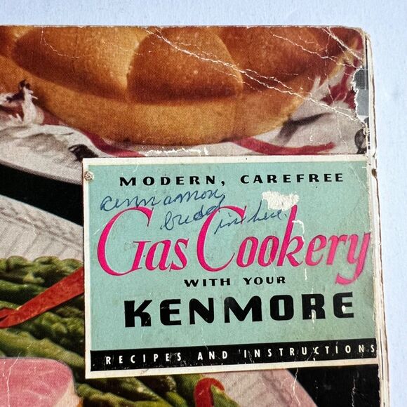 Vintage 1949 Cookbook Gas Cookery with your Kenmore Paperback - Picture 2 of 14